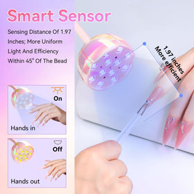 Makartt Cordless UV Nail Lamp packaging and accessories