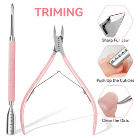 Makartt Cuticle Clipper and Pusher from the set