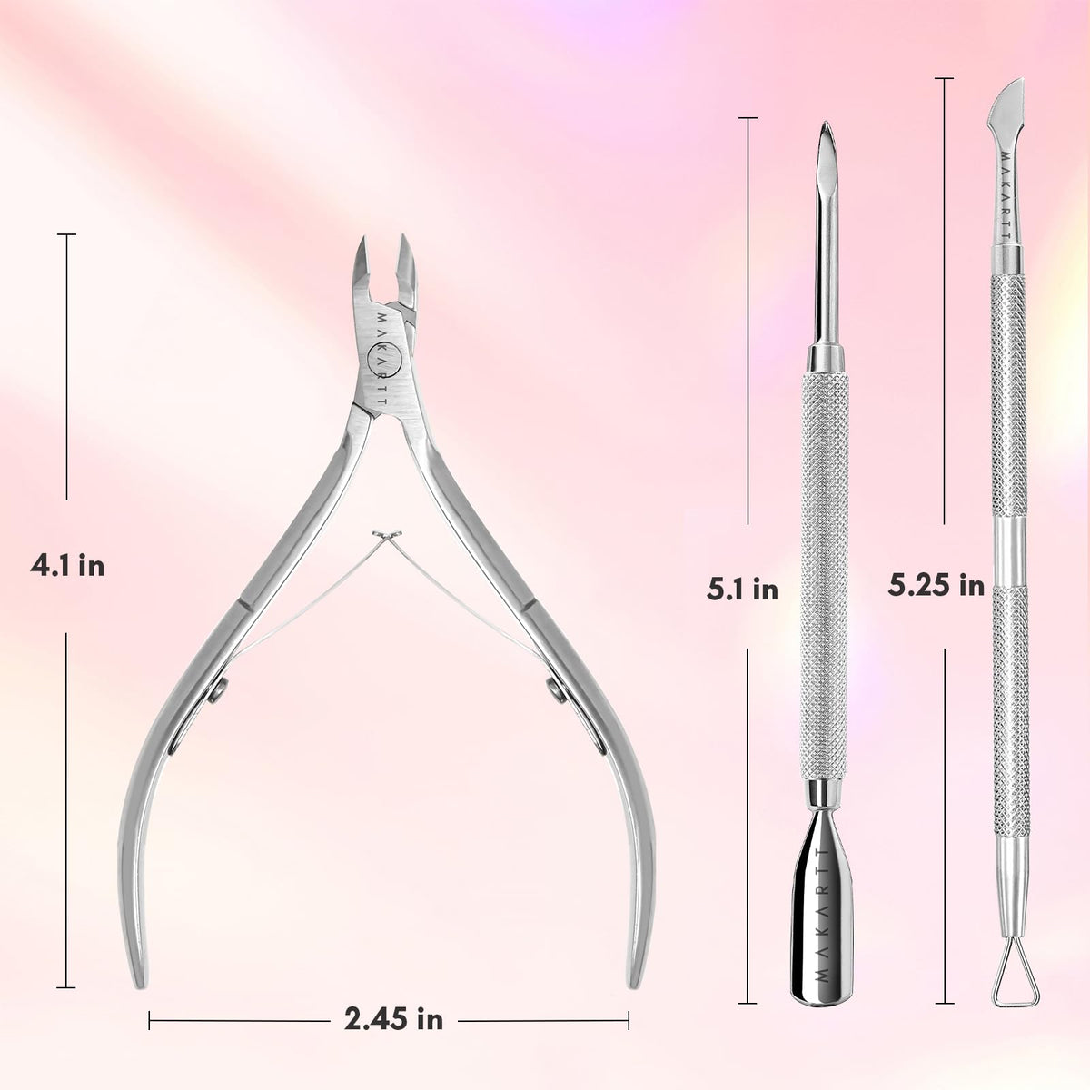 Makartt cuticle nipper set displayed on a countertop