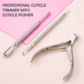 Makartt cuticle nipper set with all components visible