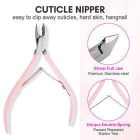 Makartt cuticle pusher with anti-slip grip