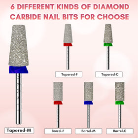 Makartt Electric Nail Drill Bit #150 alongside other nail tools