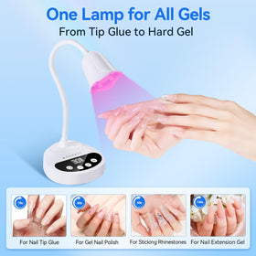 Makartt Flash UV LED Nail Lamp with flower design