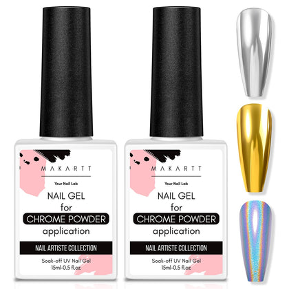 Makartt Gel Top Coat 15ml clear bottle front view