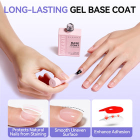 Makartt Gel Top Coat application on nails