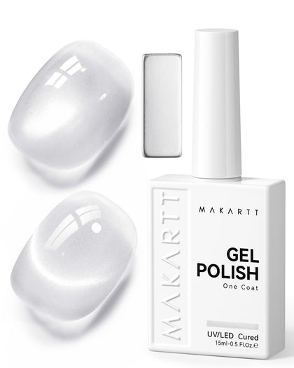 Makartt Glass Cat Eye Gel Nail Polish 15ml front view