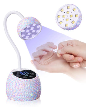 Makartt Gooseneck Flash Lamp front view with flexible neck