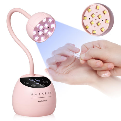 Makartt Gooseneck UV LED Nail Lamp front view