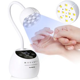Makartt Gooseneck UV Light front view with flower design
