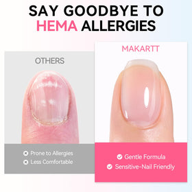 Makartt Hema-Free Gel Base Coat 15ML application brush close-up