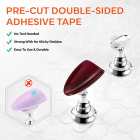 Makartt Magnetic Nail Stand with sticky tabs included