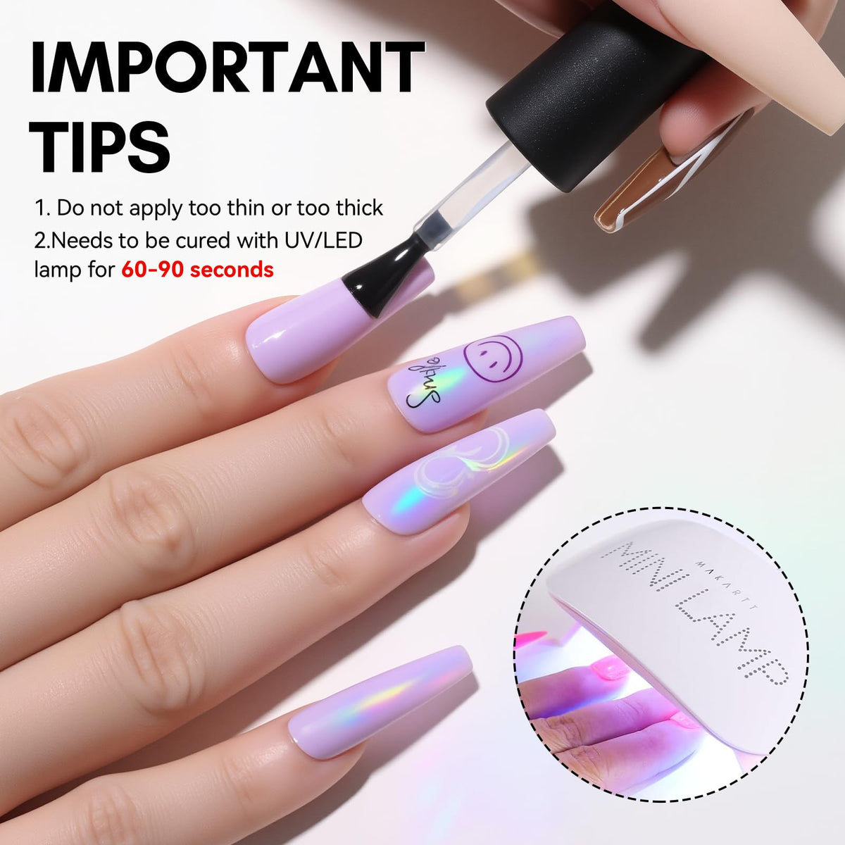 Makartt Matte Gel Top Coat 50g side view