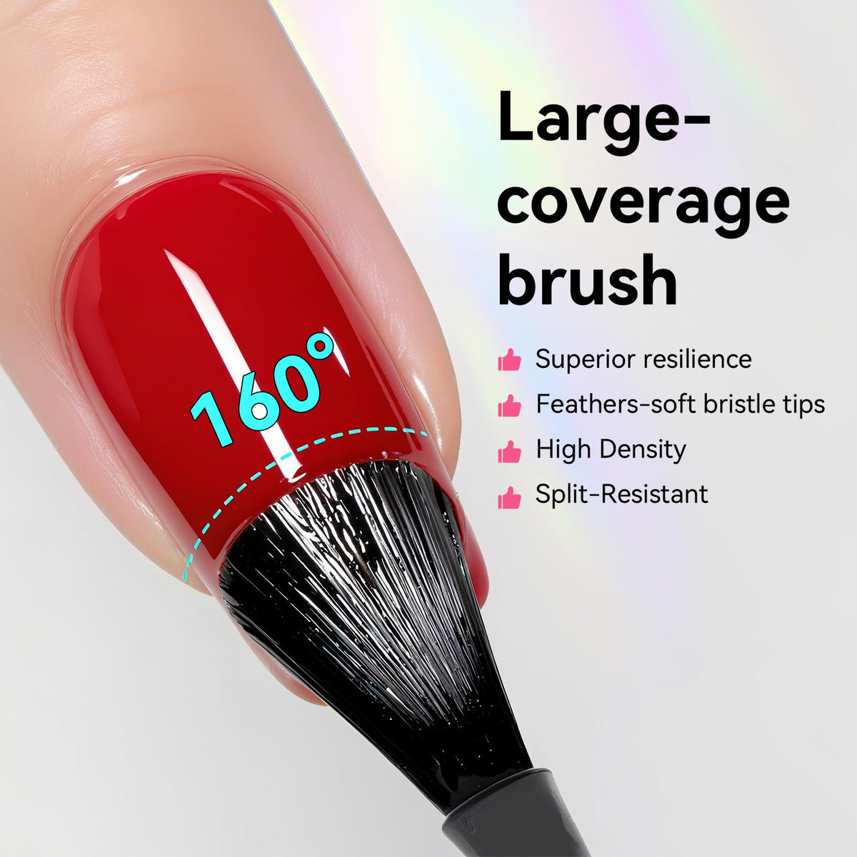 Makartt Matte Gel Top Coat with nail lamp
