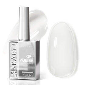 Makartt Milky White Gel Nail Polish 15ML front view