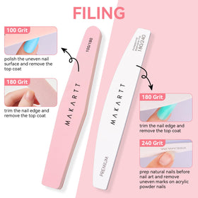 Makartt Nail Clipper and Mini Brush included in the kit