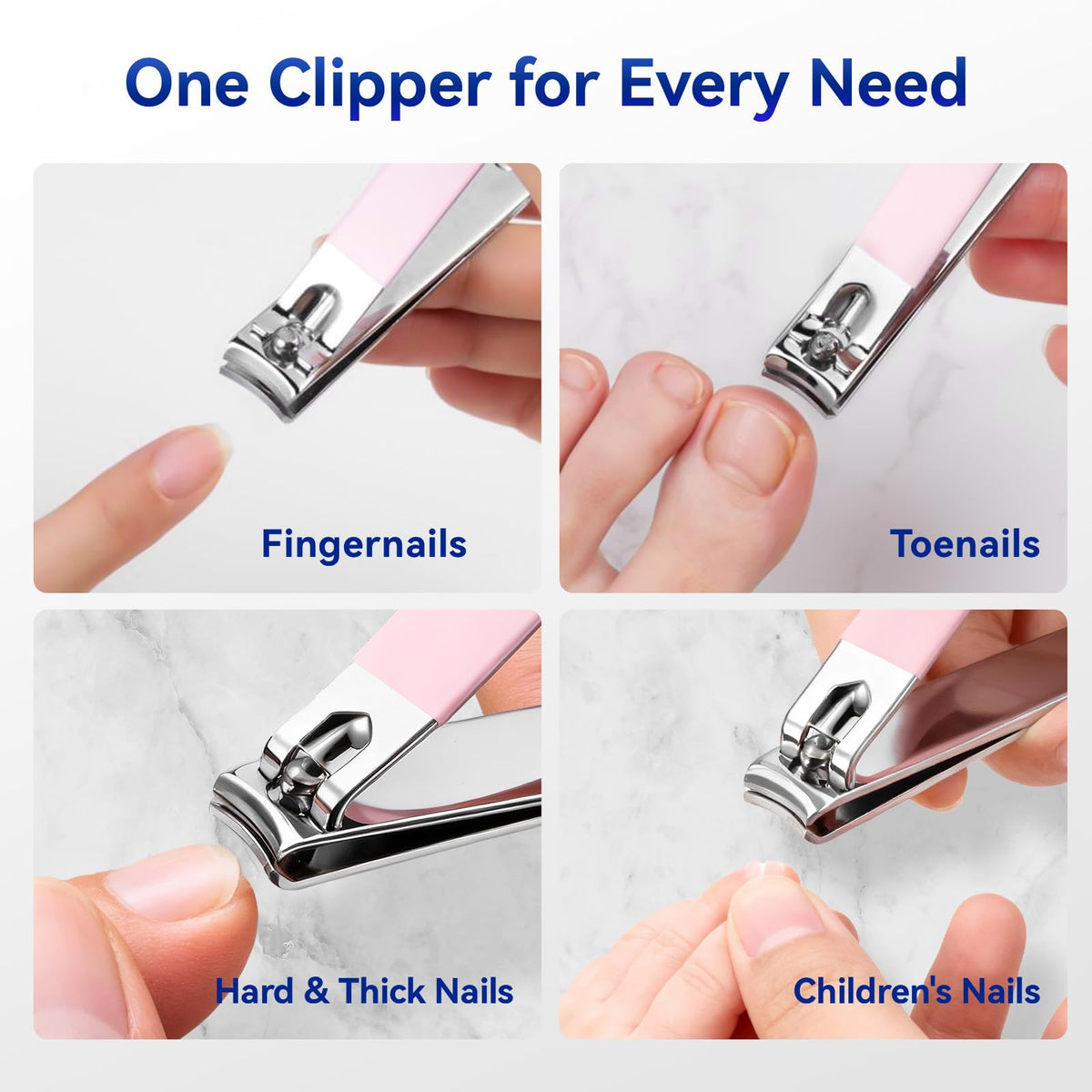 Makartt Nail Clipper Set compact design for travel