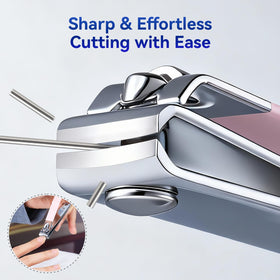 Makartt Nail Clipper Set showing sharp blades for thick nails