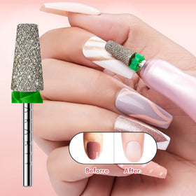 Makartt Nail Drill Bit C #80 Grit used in a manicure setting