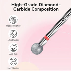 Makartt Nail Drill Bit demonstrating dual-rotation feature