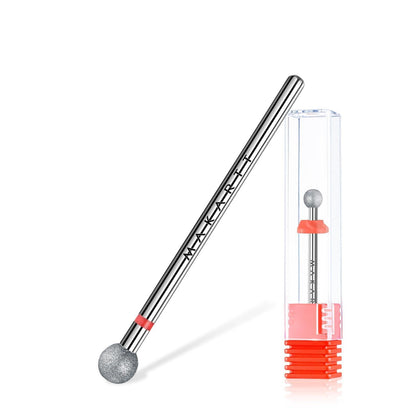 Makartt Nail Drill Bit Fine Cuticle Safety Carbide 3/32 inch front view