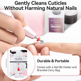 Makartt Nail Drill Bit in use during a manicure session