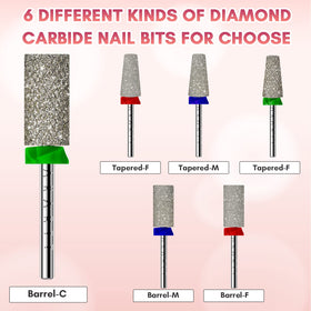 Makartt Nail Drill Bit on a nail drill machine