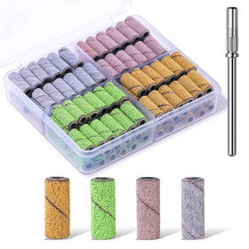 Makartt Nail Drill Bits Sanding Bands 100 PCS set in packaging