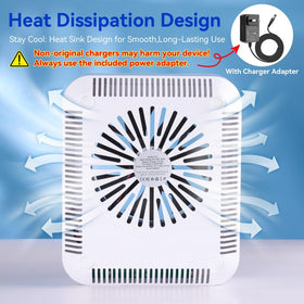 Makartt Nail Dust Collector with power adapter connection