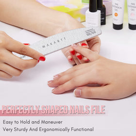 Makartt nail files displayed on a nail care table