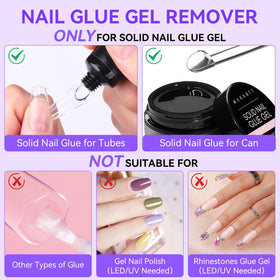 Makartt Nail Glue and Remover Kit on a vanity