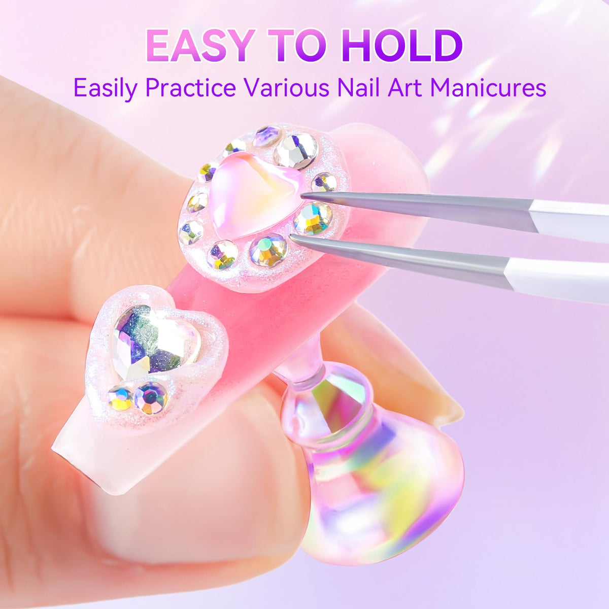 Makartt nail holder with magnetic base for easy display