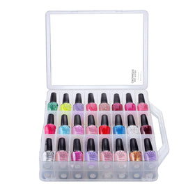 Makartt nail polish holder with essential oils and small bottles