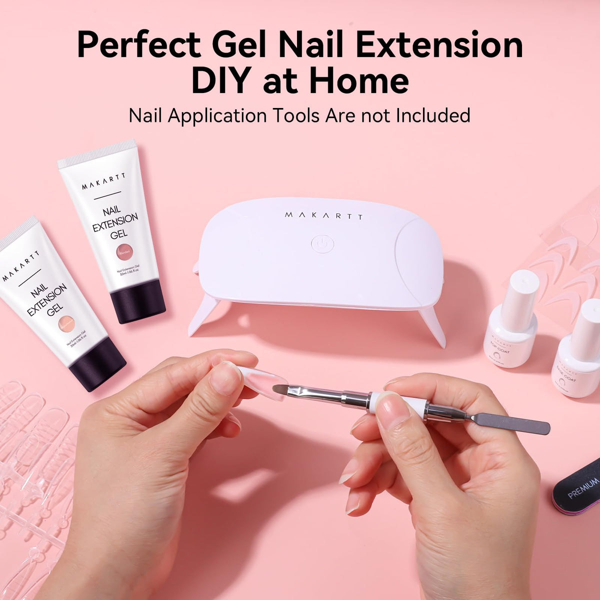 Makartt Poly Nail Gel Set with tools for nail art