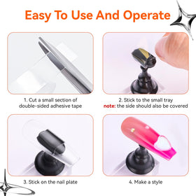Makartt Press on Nails Stand in a nail salon setting