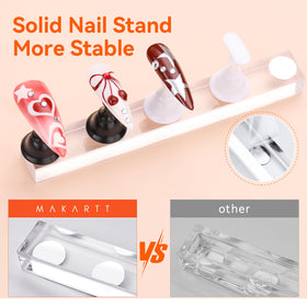 Makartt Press on Nails Stand used for nail art practice