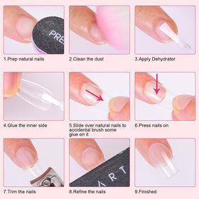 Makartt Quick Nail Glue bottles side view