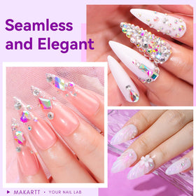 Makartt Rhinestone Glue in use with LED lamp