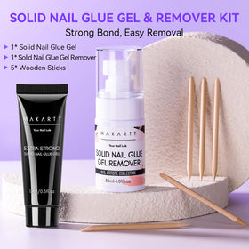 Makartt Solid Nail Glue Gel tube close-up