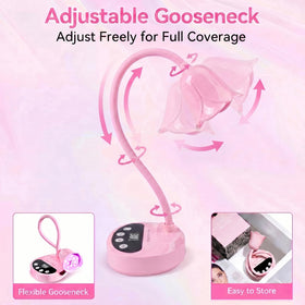 Makartt UV Nail Lamp charging with power cable connected