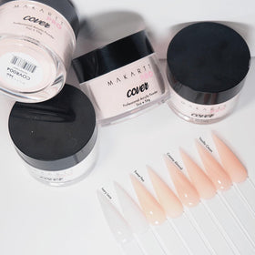 MakarttPro Cool Tone Acrylic Powder Collection displayed on a table