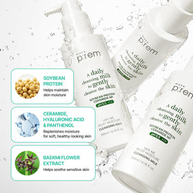MAKEP:REM Safe Me Cleansing Milk with natural ingredients