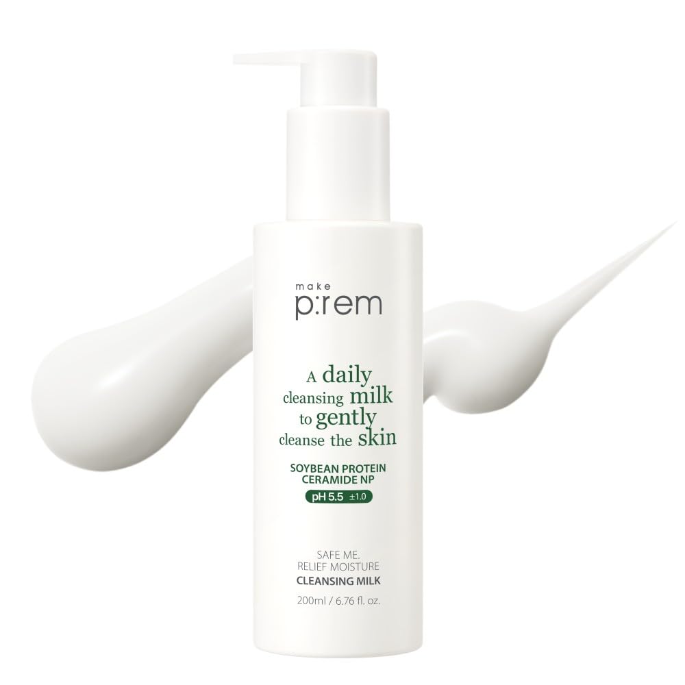 MAKEP:REM Safe Me Relief Moisture Cleansing Milk front view