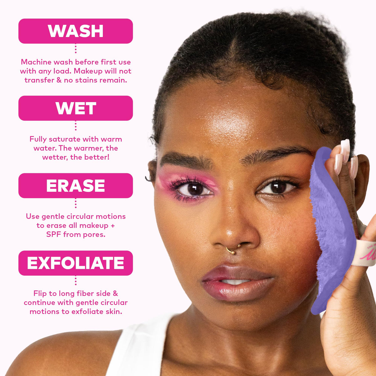 MakeUp Eraser 7-Day Set contents displayed