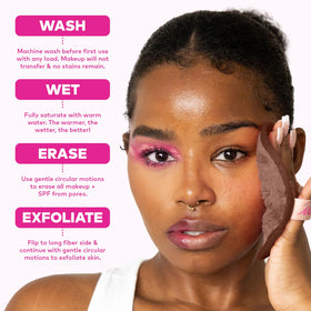 MakeUp Eraser 7-Day Set displayed with other beauty products