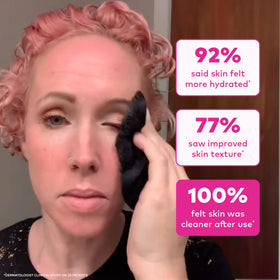 MakeUp Eraser 7-Day Set displaying short and long fiber sides