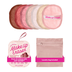 MakeUp Eraser 7-Day Set front view with assorted colours