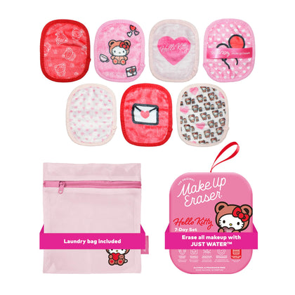 MakeUp Eraser 7-Day Set Hello Kitty Cutie Pie front view