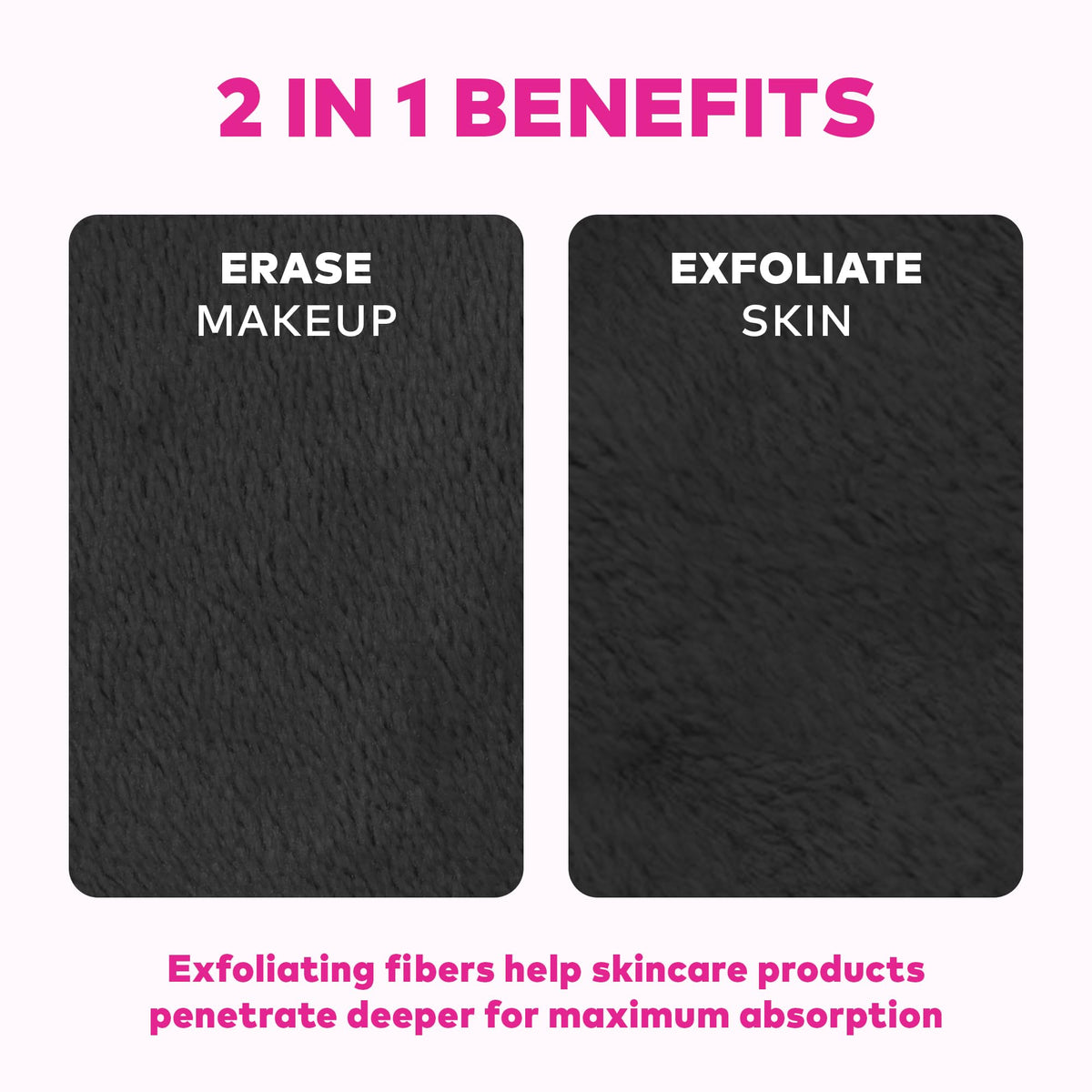 MakeUp Eraser 7-Day Set in use on skin