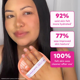 MakeUp Eraser 7-Day Set in use removing makeup