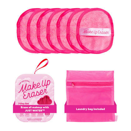 MakeUp Eraser 7-Day Set Original Pink front view